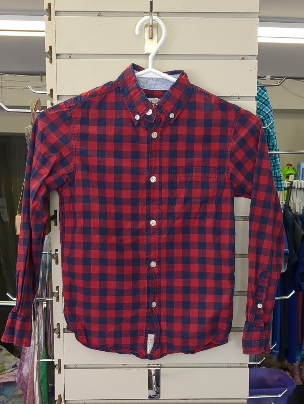 8 Boy's Size 8 Button Up Shirts - Oshkosh B'Gosh / Carter's / LOGG / Falls Creek